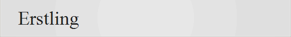 Erstling