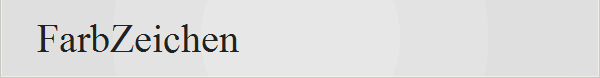FarbZeichen