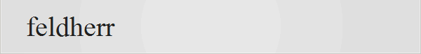 feldherr